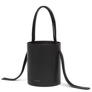 NWT - Mansur Gavriel Black Fringe Bucket Bag